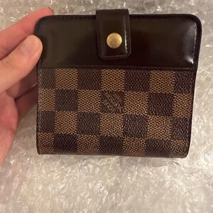 LV DAMIER EBENE COMPACT WALLET